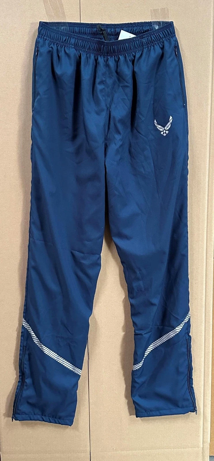 US Military Air Force Mens Track Pant 100% Polyester Medium Long