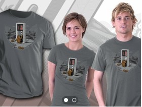 Dawn of Gaming NES Controller Monolith T-Shirt Women's Size L | Gaming Shirt