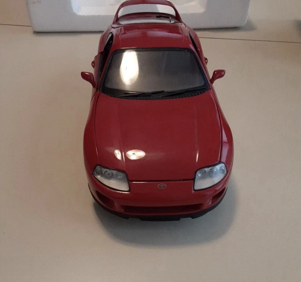 Kyosho 1/18 1993 Toyota Supra A80 Red RHD Japan Specification Diecast - Image 2 of 4