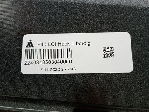 NEU Original BMW 2er F46 LCI Stoßstange Hinten 7477982 - 第 5/9 張圖片