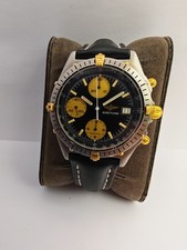 Breitling Chronomat 81950 Automatic Chronograph Bkack Dial 39mm Men's Watch