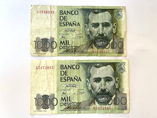 2 - 1979 Banco De España Spain 1000 Pesetas Banknotes