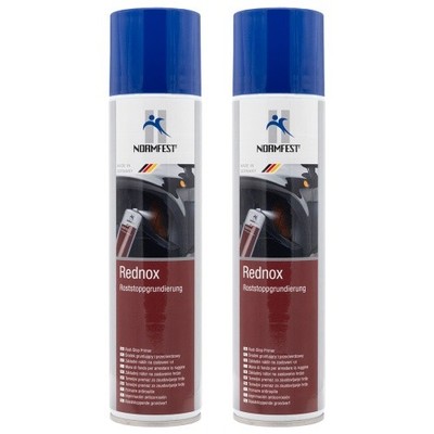 Normfest Rednox Roststopp-Grundierung Anti Rost Spray 2x 400ml