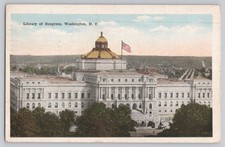 Vintage Library of Congress Washington D.C. Postcard Pacific Novelty Co. Early