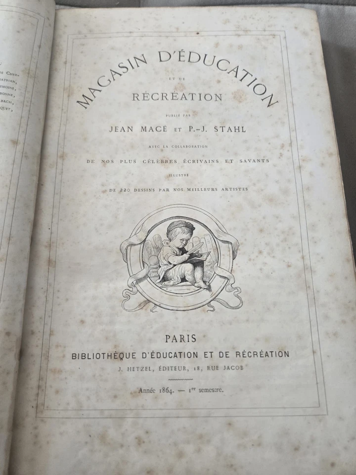 EO Jules Verne – Hetzel 1864 Magasin d’Éducation et de Récréation –Les Anglais - Photo 1/4