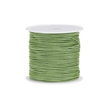 Nylon Cord DIY Making Satin String Craft Wire 147ft, Bean Green