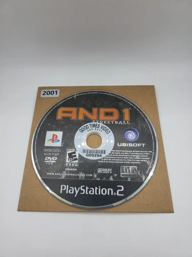 AND 1 Streetball Basketball Sony PlayStation 2, PS2 2006 Disc Only NO TRACKING