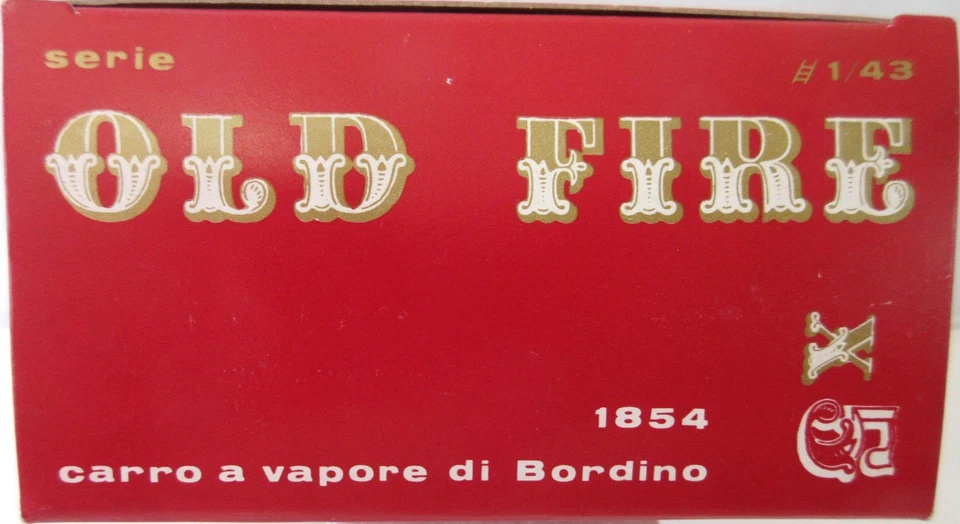 Modelo Brumm Old Fire Series 1854 carro avapoved oi v. bordino escala 1:43 Foto 2 de 2