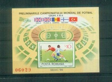 Rare Block of Stamps from Romania, Bl. 1985 219, MNH