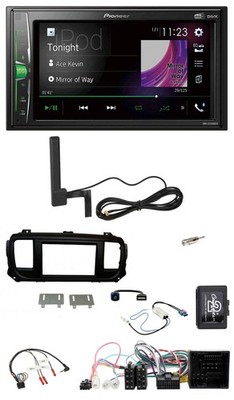 Pioneer MP3 DAB Steering Wheel 2DIN Bluetooth Car Stereo for Citroen Jumpy Spacetourer P