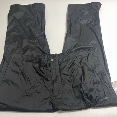 Eddie Bauer Weatheredge Mens 2XL Lightweight Rain Hiking Waterproof Pants Rippac