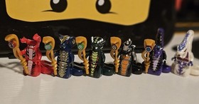 Custom Lego Ninjago Fangtom + Staffs Rise of the Snakes Lot Of 6! 9450 9446 9445