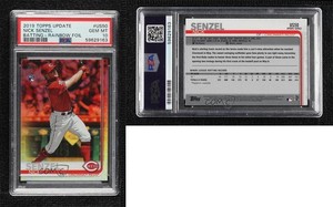 2019 Topps Update Rainbow Foil Nick Senzel #US50 PSA 10 GEM MT Rookie RC