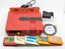 Sharp Twin Famicom AN-500R rouge/noir | ceinture neuve | 5 jeux entièrement...