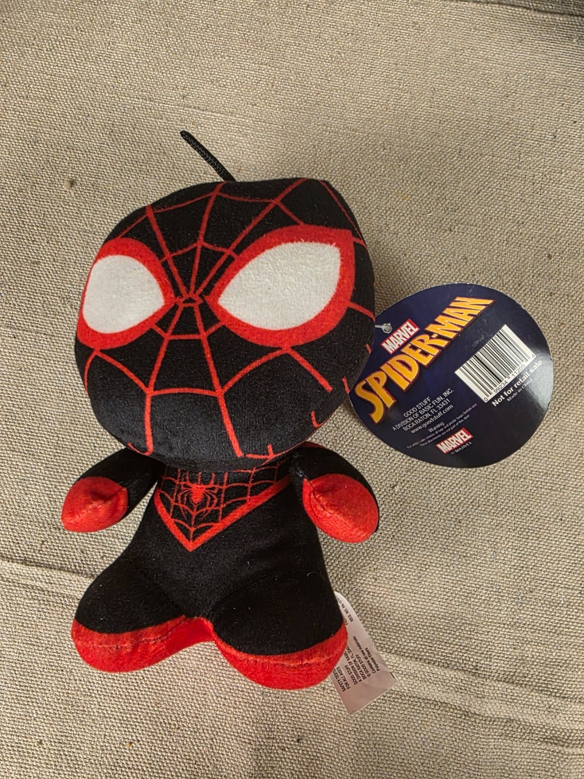 Marvel Spider-Man Miles Morales Plush Stuffed Toy with Tags