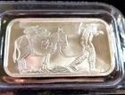 1oz 0.999 Prospector & Donkey Silver Bullion Bar by SILVERTOWNE Get One Today!