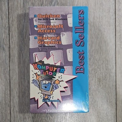 The Komputer Tutor Best Sellers VHS NTSC Quicken Access Kim Komando