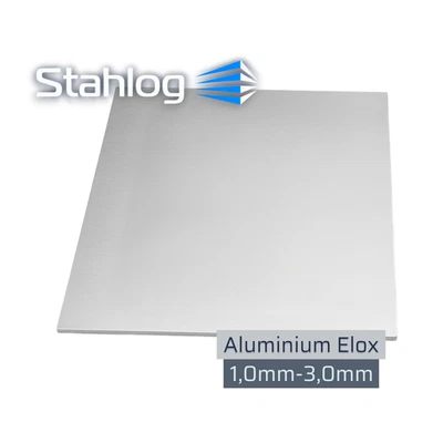 Aluminiumblech eloxiert Zuschnitt nach Maß 1mm - 3mm  ALMg1 Silber Alu Blech  EP - Bild 1 von 3