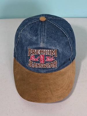 Levi Strauss Premium Red tab Levis Jeanwear Denim & Leather Strap Back Hat
