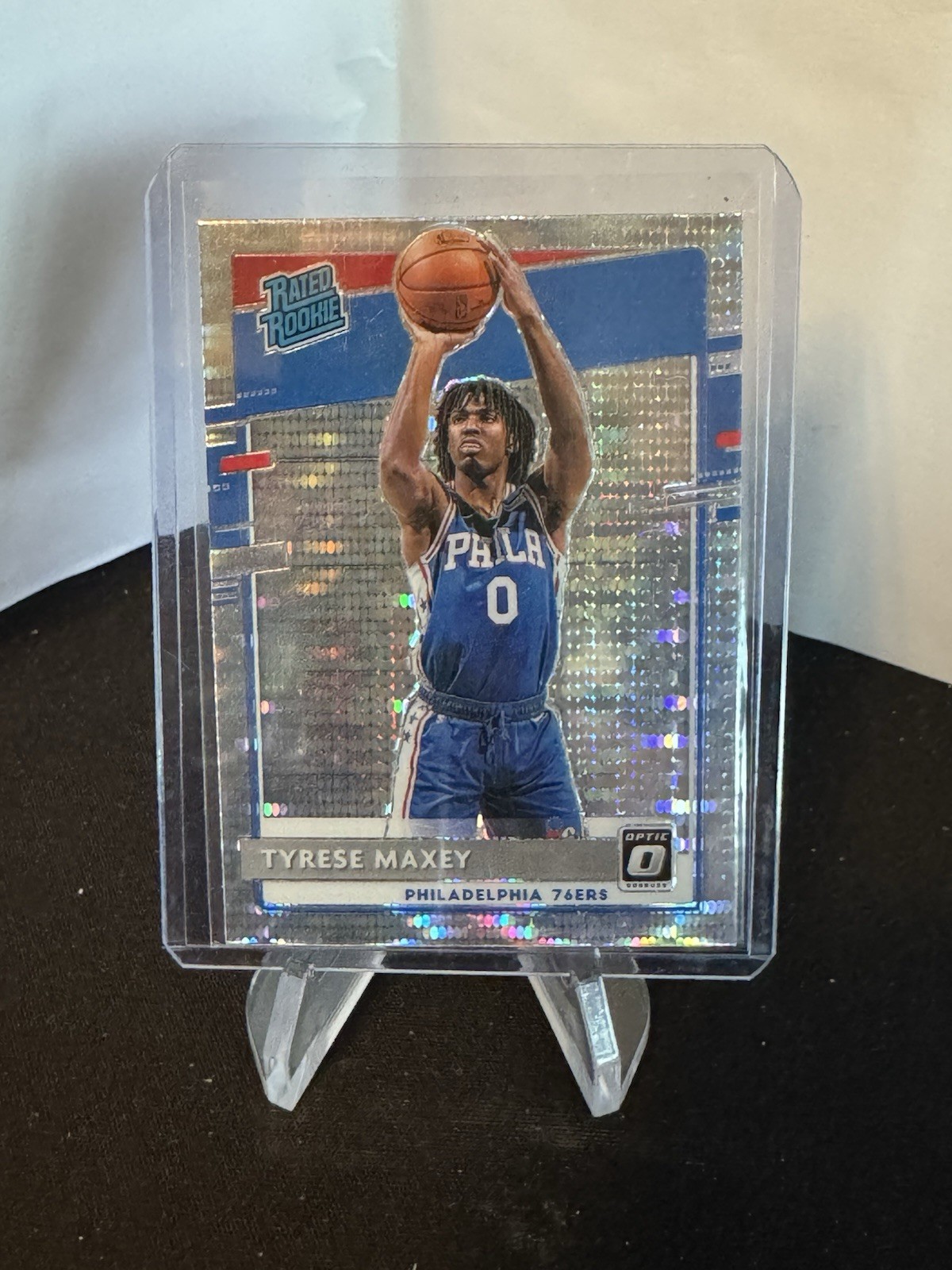 2020-21 Panini Donruss Optic - Rated Rookie Tyrese Maxey #171 Pulsar Prizm (RC)
