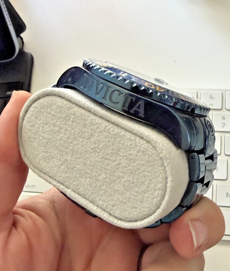 Reloj automático para hombre Invicta Pro Diver con esfera de abulón - 54 mm, azul (35341) Foto 4 de 4