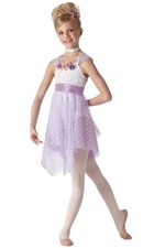 Lot of 3 Sweet  Lovely Child X-Small Dance Costume Orchid Lyrical Ballet Dress