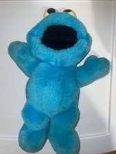 Vintage 90s tyco sesame street cookie monster plush 11in tall