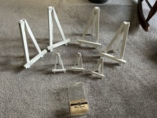 7 x petit / mini chevalet en bois pliable petit support de bureau trépied étudiant / mariage 