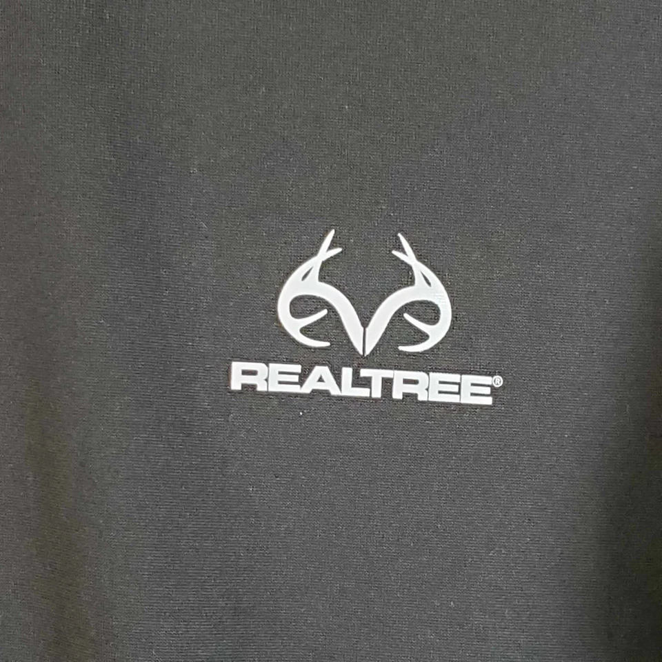 Realtree Mens Base Layer Shirt Performance Thermal Top Large Black Long Sleeve - Image 4 of 4