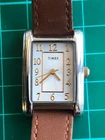 vintage Timex "Tank" style wristwatch, Quartz,, Working Condition., New Battery