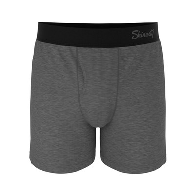 Shinesty ''The Rock Solid'' Mild Grey Loose-Fit Boxers (Button Fly)