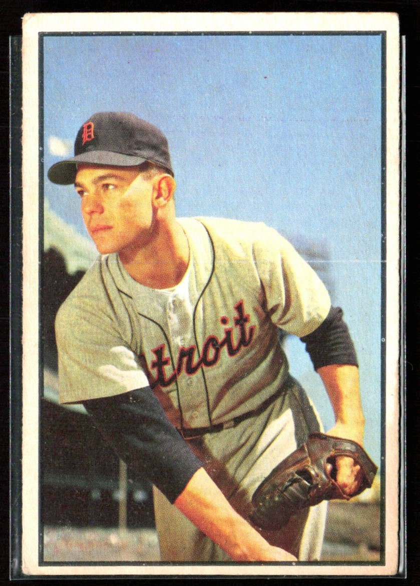 Art Houtteman #4 (Baseball Cards 1953 Bowman Color) — is it worth grading?
