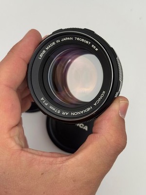 Konica 57mm f1.4 Hexanon AR Lens | eBay
