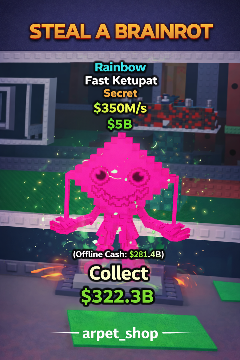 Roblox Steal A Brainrot ⭐ Secret Brainrots ⭐ Fast Delivery