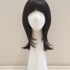 Hershey Cut Style Full Wig with Bangs Natural Brown 43cm