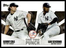 2023 Topps #12P-8 Gerrit Cole / Luis Severino One-Two Punch