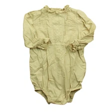 Rylee + Cru Florence Romper Dress Antique 6-12 Months Baby Toddler Infant