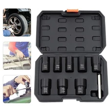10pcs/set 14mm-27mm Bolt Extractor Set,Nut Socket Tool Remover Set 42 CR-MO