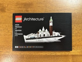 LEGO Architecture: Venice (21026), 100% Complete w/ Box, Instructions, & Spares