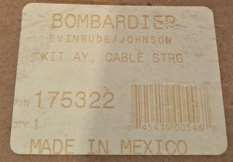 OMC/BRP/Evinrude/Johnson Duel Steering Arm Kit P# 175322 - Image 2 of 3