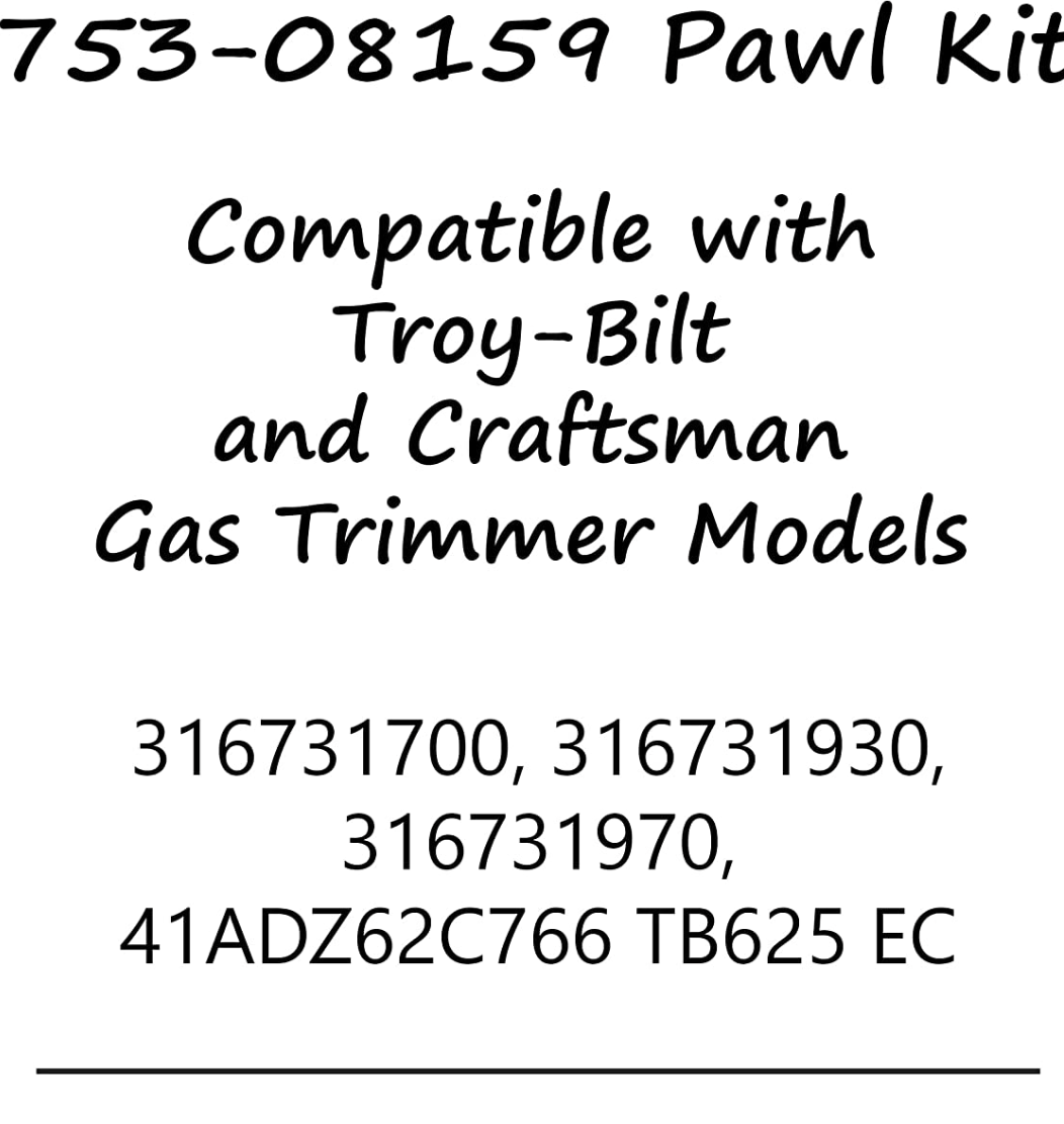 MTD Recoil Starter Pawl Kit Craftsman Troy Bilt TB675EC TB685EC TB635