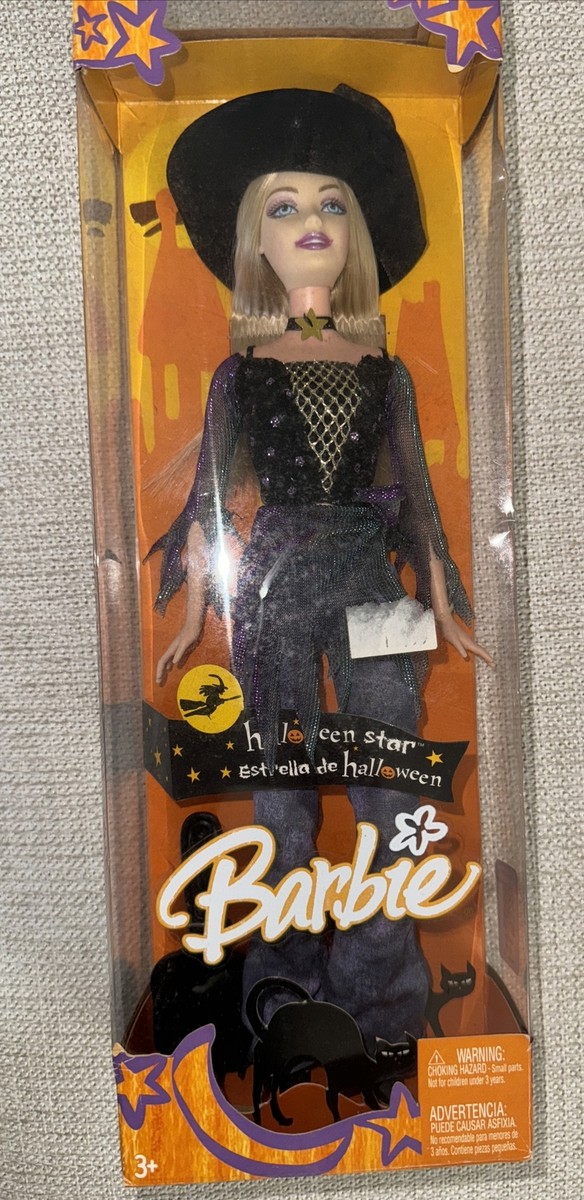 Mattel Barbie Halloween Witch Star Barbie Doll #G5320 New In Box