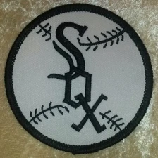 Chicago White Sox 3" Sox Iron On/Sew On Embroidered Patch~Free Tracking!~