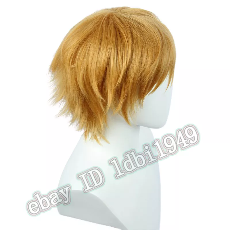 SBluuCosplay Chainsaw Cosplay Denji Cosplay Wig