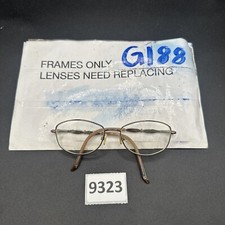 Liz Claiborne L304 68P Brown Metal Eyeglasses Frames Only 52-16 135 G188