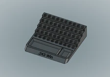 Bleacher Reloading Block .243 Win Dillon Hornady RCBS 3d printed Frankford