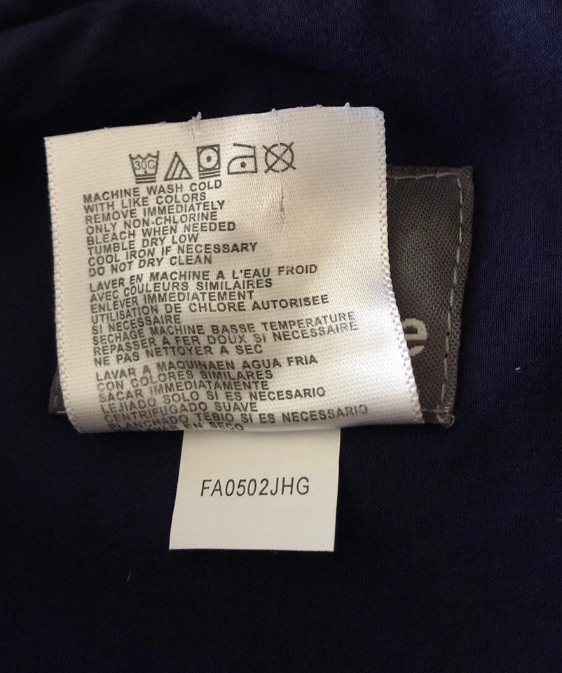 Sudadera de colección 2002 NEW BALANCE azul marino y blanco de nailon para hombre XL - *RARA* Foto 3 de 4