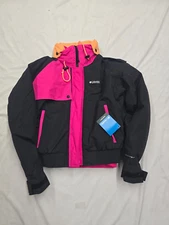 Columbia Wintertrainer Interchange Jacket Women’s M Black Pink 3-in-1 NWT