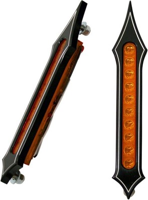 Accutronix Tribal Bag Lights BLACK W/AMBER LENS BL02-LSN 2040-1754
