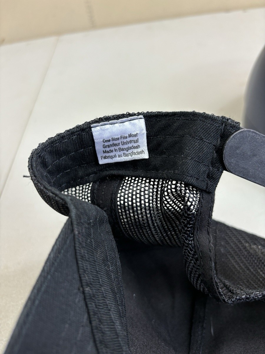 Bass Pro Shop Hat SnapBack Mesh Trucker Black Hunting Fishing THE